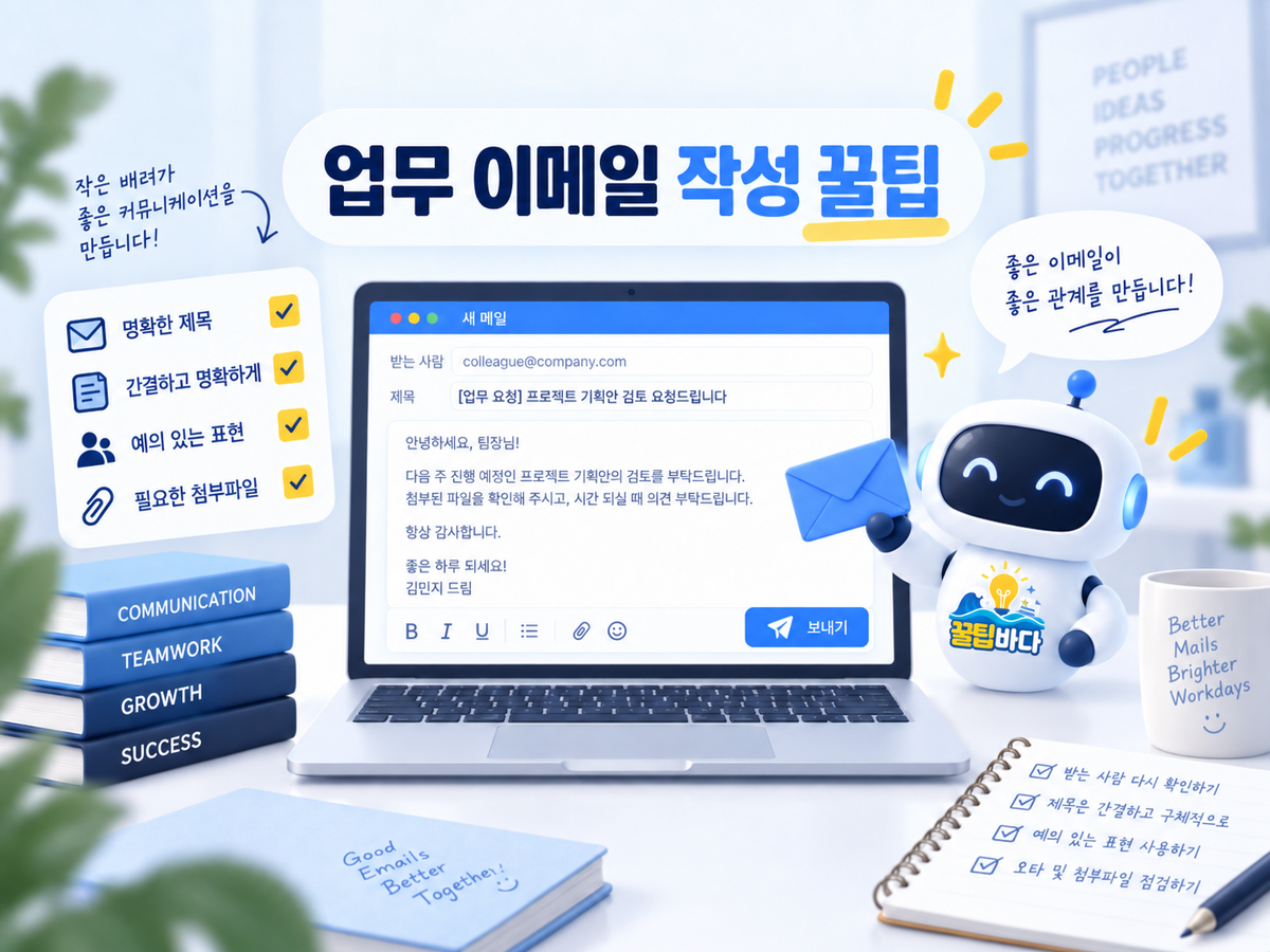 AI로 업무 이메일 쓰는 법: 확정 사실과 요청을 분리하는 작성·검수 예시